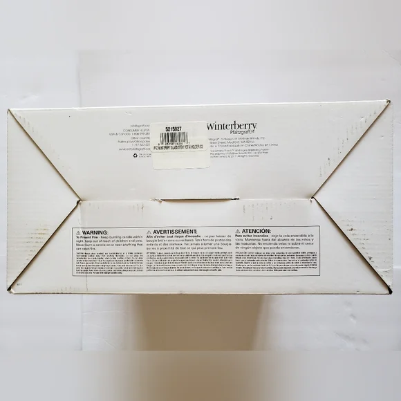 Pfaltzgraff Winterberry Glass Candle Holders - Red and Green